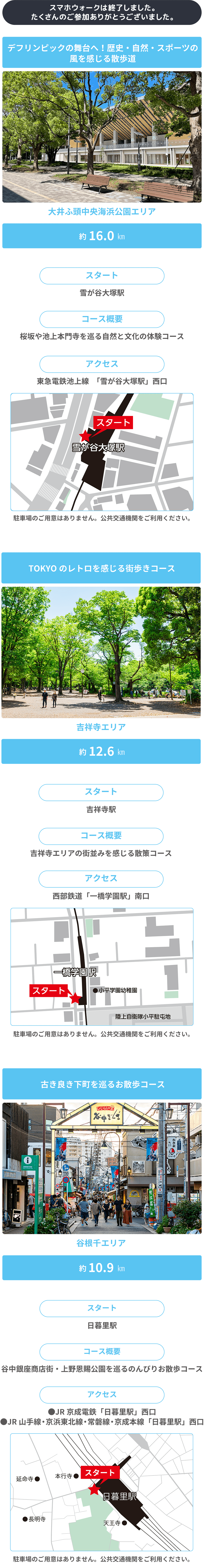 スマホウォークコース概要